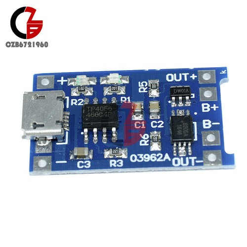 2/5/10PCS TP4056 5V 1A USB 18650 Li-ion Battery Charger Board Protection Module - Picture 25 of 40