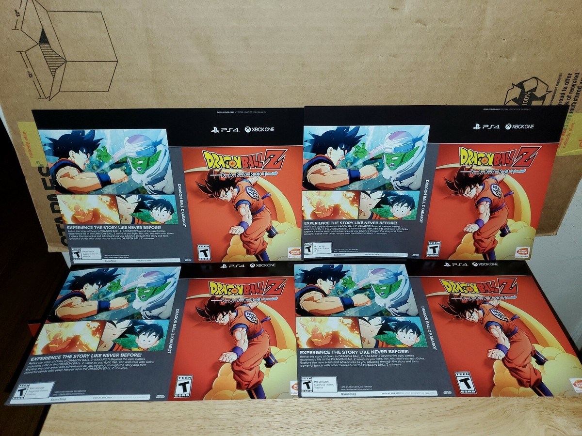 Dragon Ball-Z Kakarot PS4 XBOX ONE Promotional display Box-Art