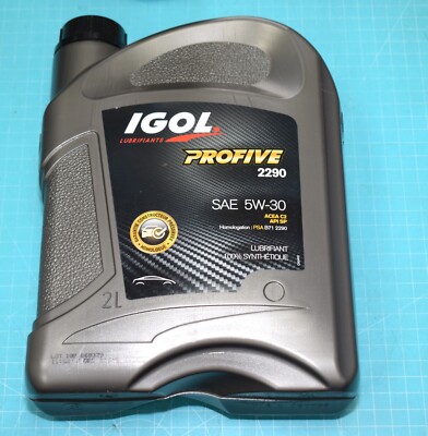 Bidon 5 Litres Huile Moteur Igol PRO 500X 5W30 - Valide MB-Approval 228.51/228.52, Neuf