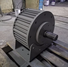 10KW 300Rpm Alternators Permanent Magnet Generator 48-220V 380V For Wind Turbine