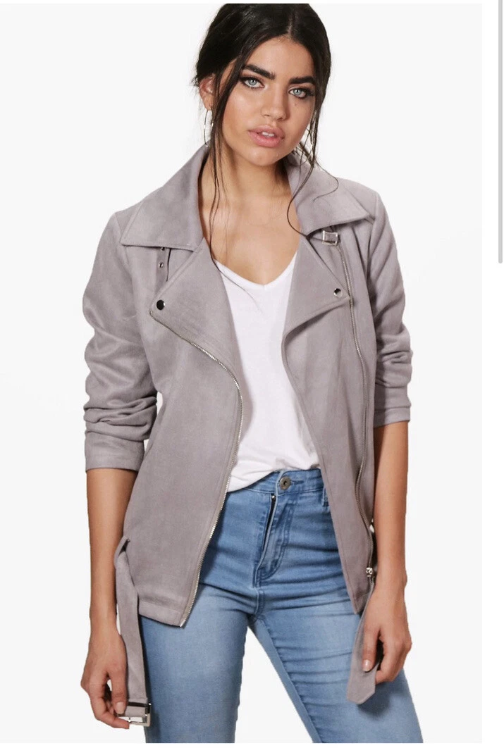 Boohoo suede hotsell jacket