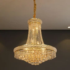 K9 Crystal Ceiling Light French Empire Pendant Hanging Lamp Chandelier Lighting