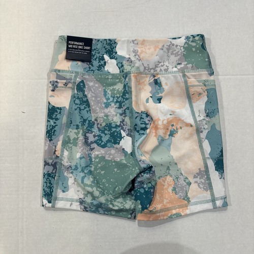 Girls' 5' Performance Mid Rise Bike Short - Picture 2 of 2