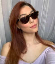 New RetroSuperFuture S0nny 5IK Brown Marble Women's Sunglasses Italy D