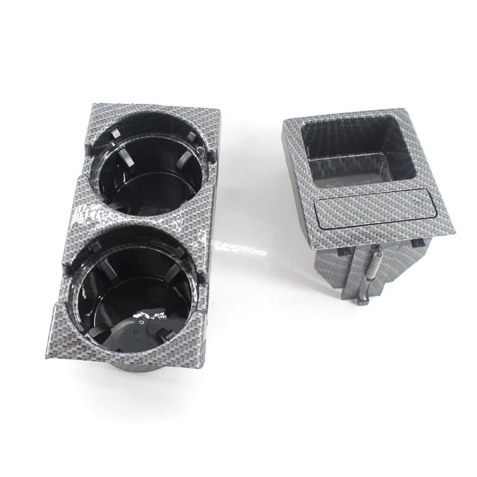Taza de fibra de carbono con portamonedas para sedán/carro/compacto E46 serie 3 99-06 Foto 4 de 4