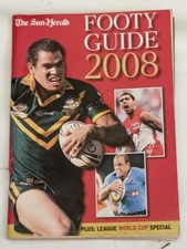 Sun-Herald Footy Guide 2008 Rugby League , Union & AFL  +RL World Cup 84 Pages