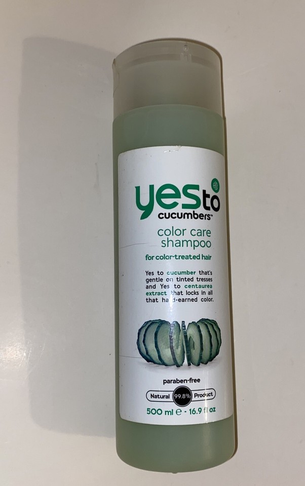 Yes To Cucumbers Volumising Shampoo | Für Normales Bis Feines Haar, 96 % Natürliche Inhaltsstoffe – 280 Ml