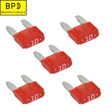 5X ATM Mini Blade Small Car Red 10 Amp Fuse 12V 24V 32V