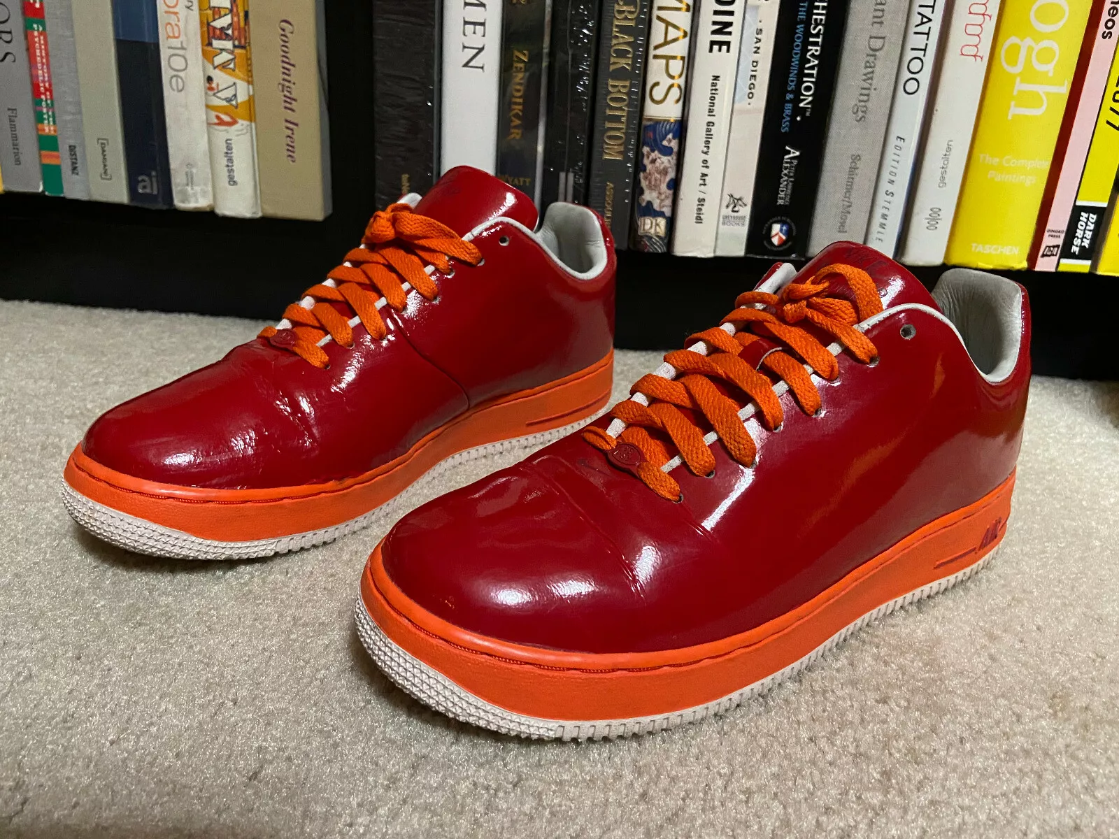 Chaussures homme Nike Air Force 1 Supreme 313644 681 Varsity rouge pointure 9