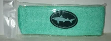 DOGFISH HEAD BEER BREWERY BREWING TERRY CLOTH HEADBAND SWEAT BAND LIGHT GREEN