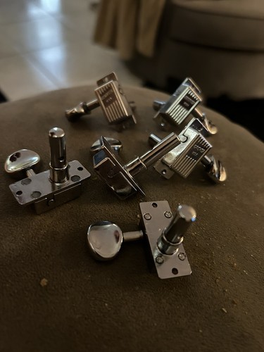 Vintage 1960's Grover USA Tuner Set Pat Pending Martin Mosrite 1961 1962 1963 64 - Picture 7 of 12