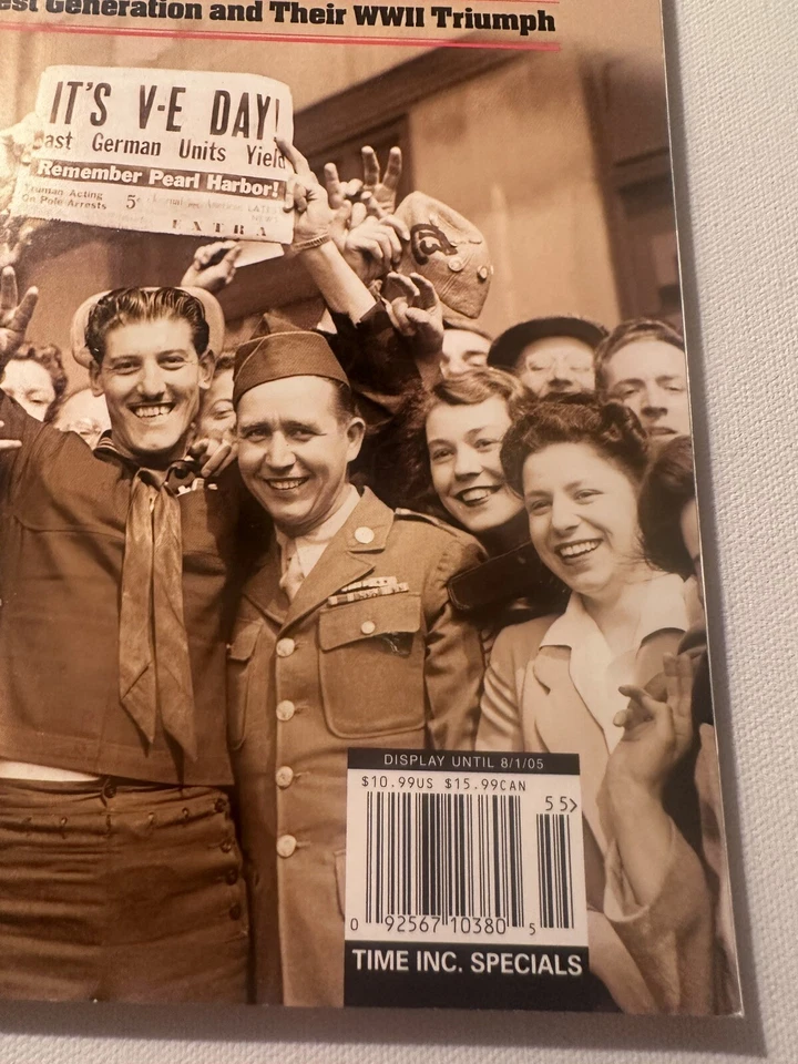 Time Magazine V-E Day Special Issue 60th Anniversary Tribute World War 2 SC Book Foto 2 de 4