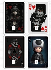 Gothic Super Mario Credit Debit ATM Card Skin Sticker Toad Princess Peach Bowser