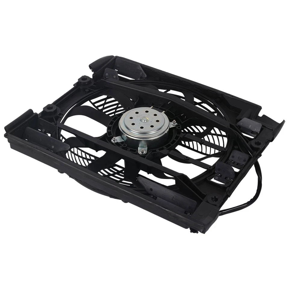 Conjunto de ventilador de refrigeración del radiador para BMW E39 528i 540i 1997 1998 64548380780 Foto 3 de 4