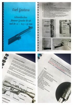 Armeevorschrift Schwedenmauser Carl Gustavs 6,5x55 mm M 96 deutsche Übersetzung
