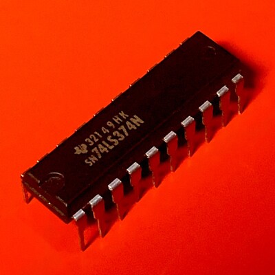 [1x] SN74LS374N Texas Octal Transp Latch Edge-Trig Flip-Flop PDIP-20 (32149HK)