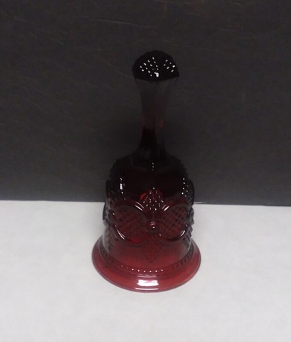 Avon Cape Cod 1876 Ruby Red Glass Dinner Bell - Picture 2 of 8
