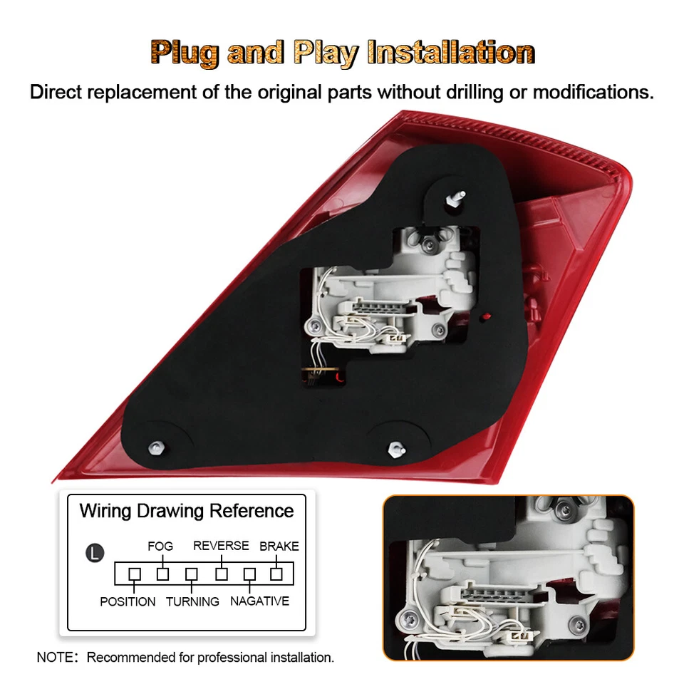 Driver Side LED Tail Light Lamp For 2010-2013 Mercedes Benz S600 S550 S65 W221 - Image 3 of 4