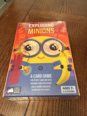 Exploding Minions by Exploding Kittens Family Fun Card Game Family Fun
