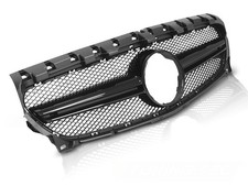 Sport Kühlergrill glänzend schwarz für Mercedes CLA W117 2013-2019 Front Grill Sport Kühlergrill glänzend schwarz für Mercedes CLA W117 2013-2019 Front Grill