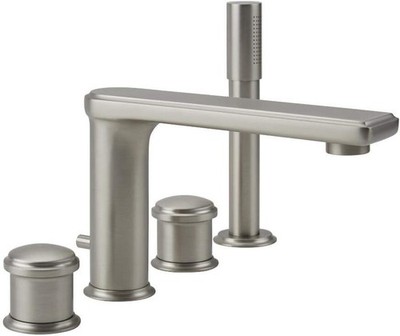 Milano Ashurst 4 Wasserhahn-Loch Modern Deckmontage Badewanne Dusche Mischbatterie Handbrause