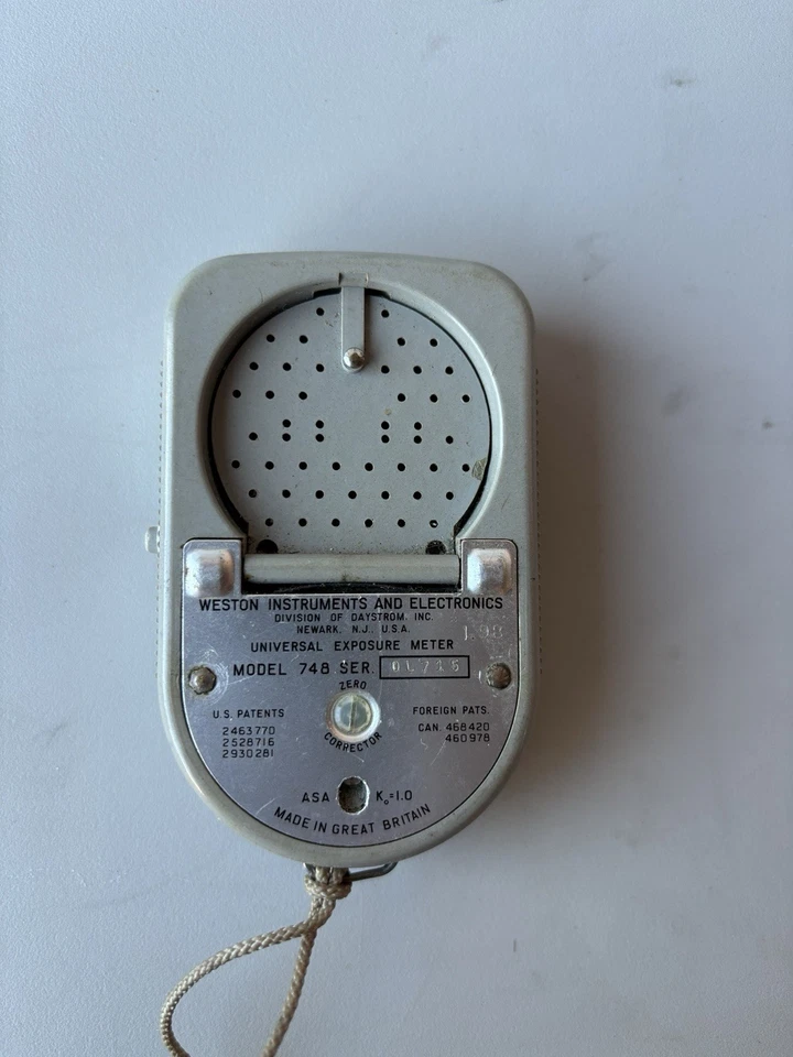 Medidor de luz Weston Master V modelo 748 - Medidor de exposición vintage - Foto 2 de 2