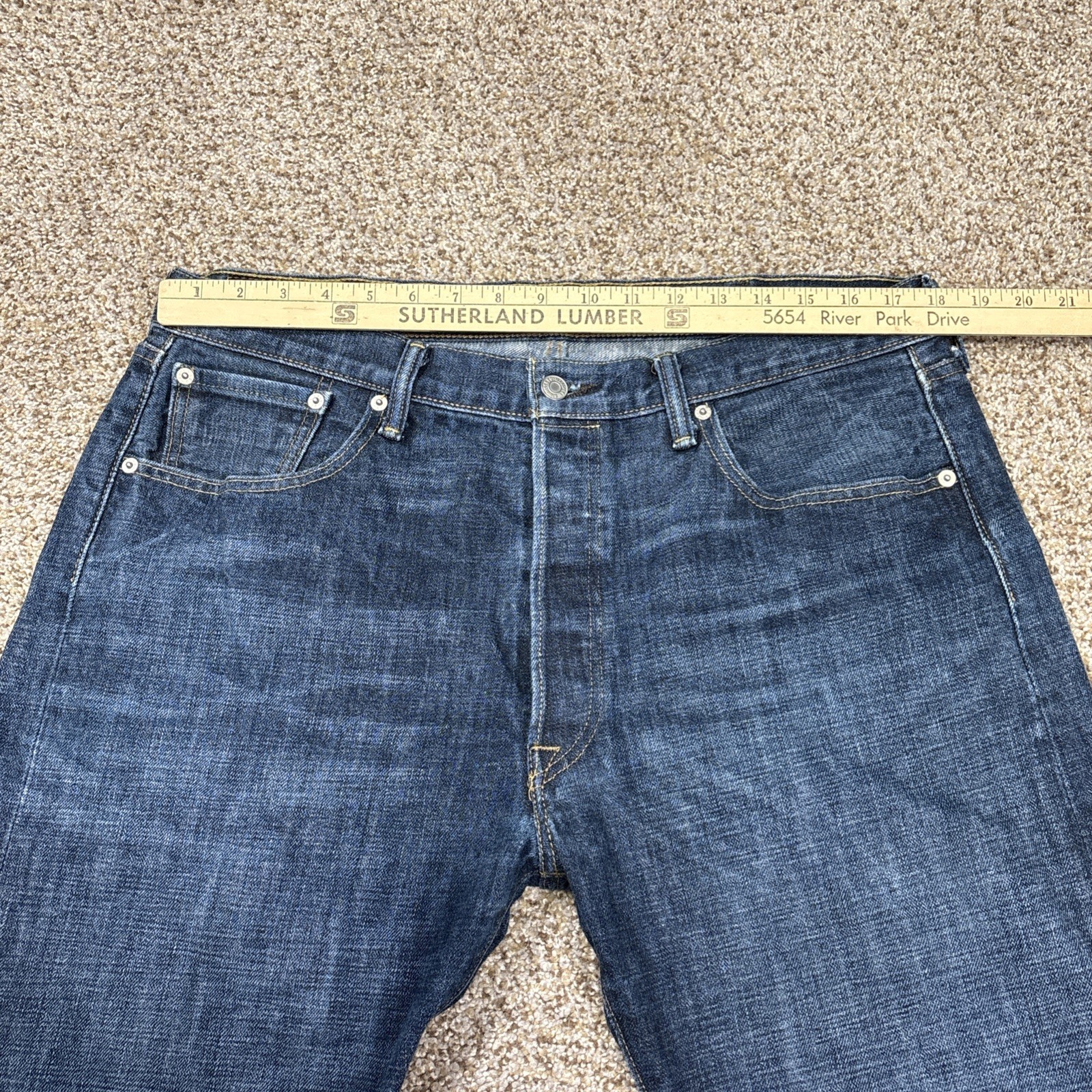 Levis 501 XX Button Fly Jeans Men’s Tag 38x30 Actual 36x28 - View 8