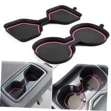3D Cup Holder Inserts for Toyota RAV4 Accessories 2025 2024 2023 2PCS Pink