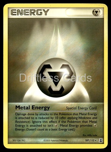 Metal Energy 107/113 Rare Delta Species Pokemon LP
