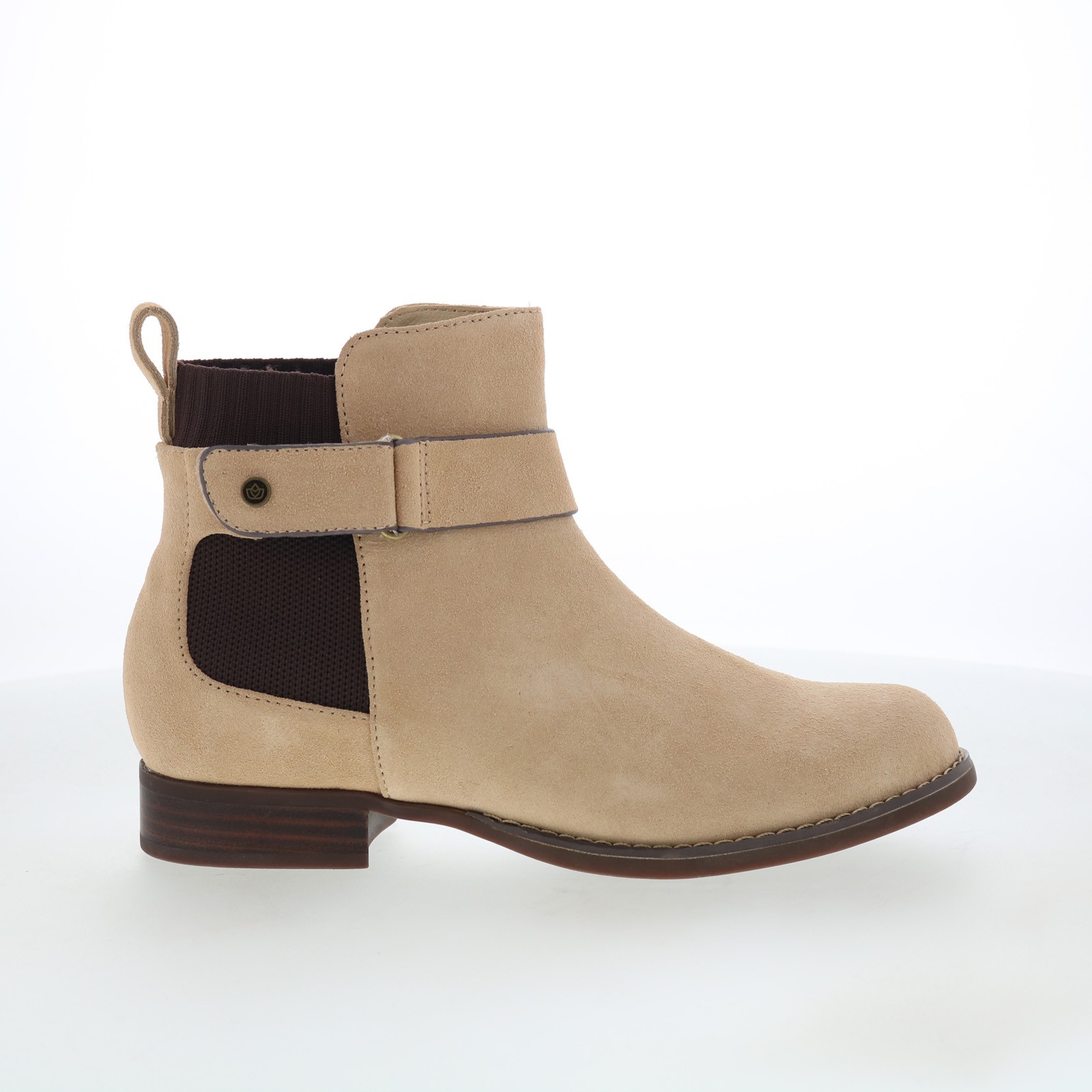 Spenco Park Avenue Boot SP1096WHE Womens Brown Suede Ankle - Booties Boots 15390₽