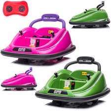 12V Kids Ride On Car Bumper Electric 360  Spin Vehicle Toy Parent Remote Control