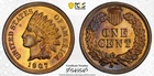 1907__PF63 RB__Indian Heaad Cent__Very Nice!!__PCGS PROOF, IHC, Coin