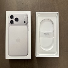 iPhone 17 Pro MAX Sliver Original EMPTY BOX ONLY