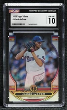 2023 Topps Tribute Jacob deGrom #6 CGC 10 Gem Mint