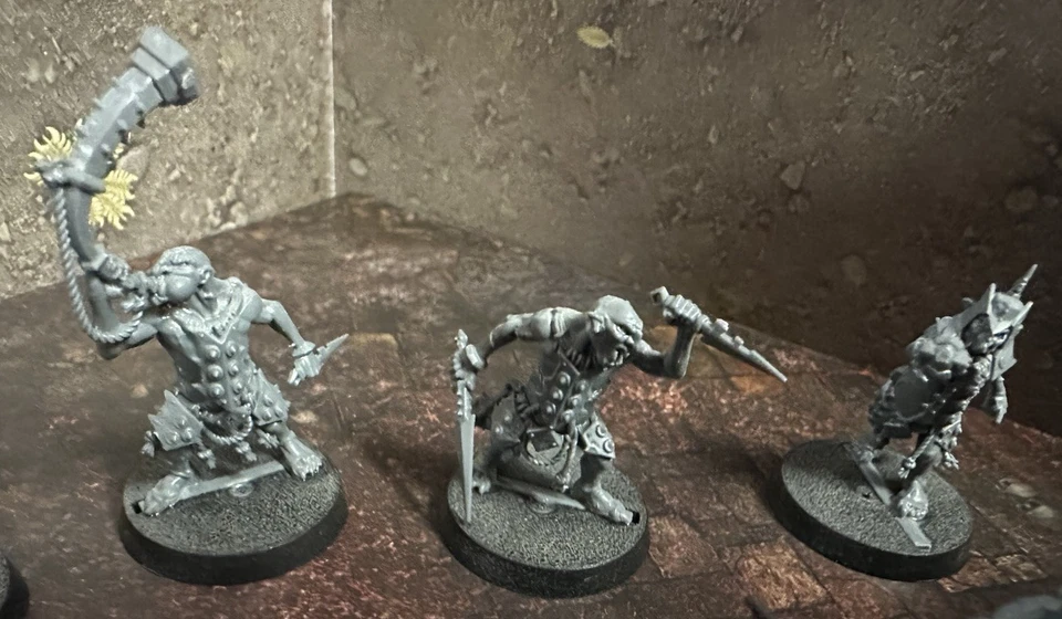 Warhammer Age of Sigmar Hobgrot Slittaz Kruleboyz, Construido X10 Foto 3 de 4
