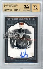 Alex Ovechkin 2011 Panini Crown Royale Ice Kings Autograph Card #1 10/99 BGS 9.5