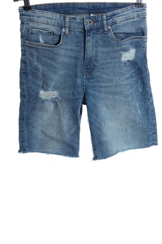 & DENIM Bermuda Donna Taglia IT 40 blu stile casual - Foto 1 di 5