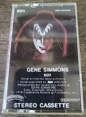 Gene Simmons by Gene Simmons/Kiss (Cassette, 1978, PolyGram)