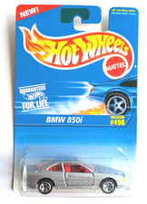 Ultra Rare Original Hot Wheels 1996 Issue BMW 850i in Silver WITH OPENING DOORS