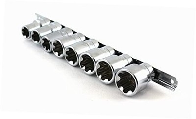  8 pc Torx Plus 18-32EP Socket 1/2 Inch Square Drive Auto 1/2'' (12.7mm) 18-32EP