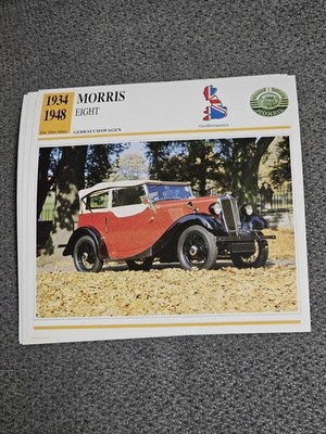 Morris Eight  - Geschichte & Technische Daten -  Karte (3)