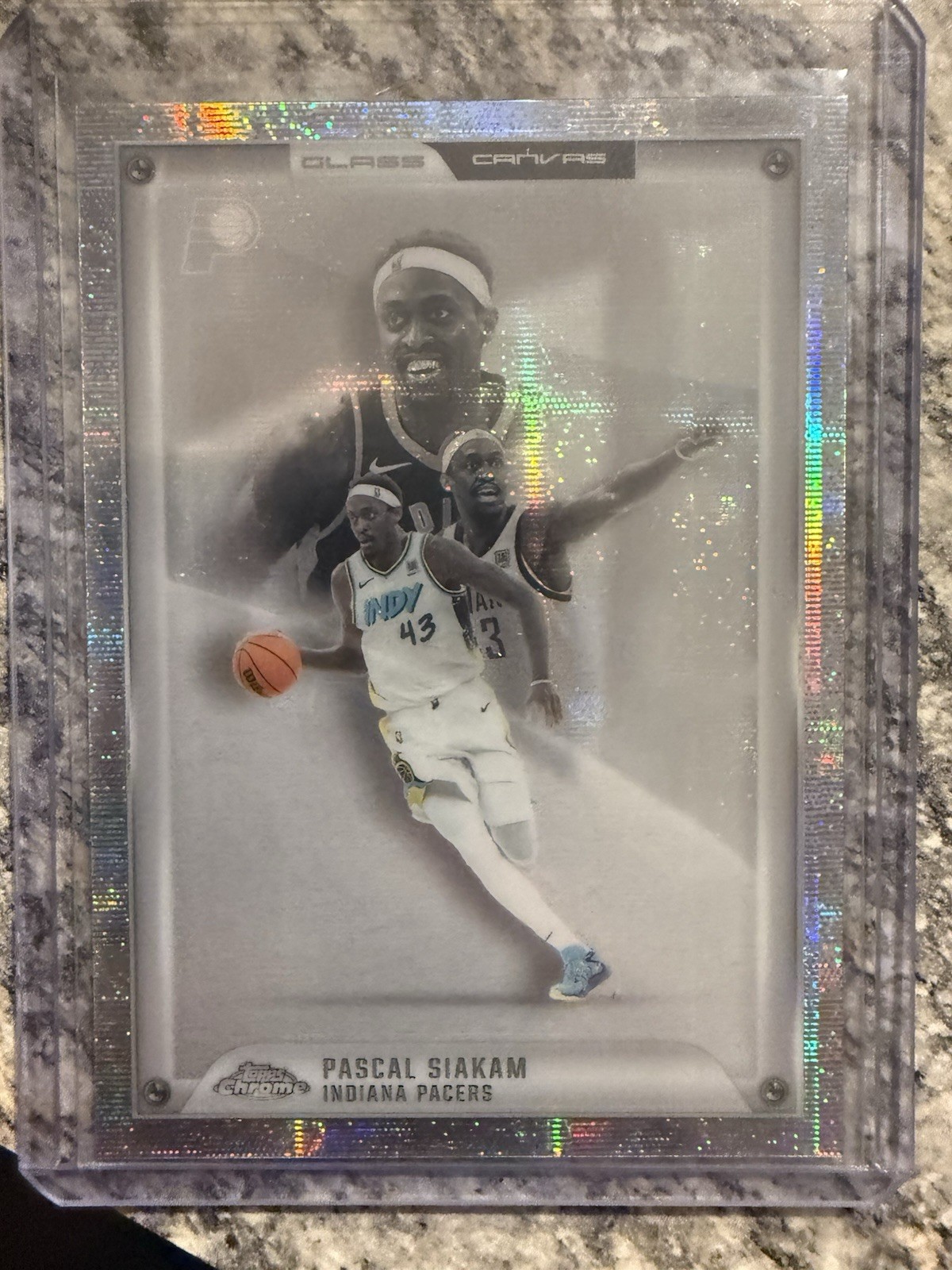 2025-26 Topps Chrome - Pascal Siakam #GC-16 Glass Canvas Case Hit, SSP!!!!