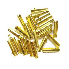 300 Pcs Shoelace Bullet Metal Ends Aglet Repair Shoe Lace Tips DIY Gold