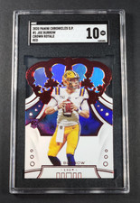 2020 PANINI CHRONICLES DP CROWN ROYALE RED #1 JOE BURROW RC SGC 10 GEM MINT