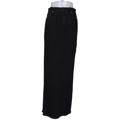 Raey, Jeansrock, Größe: 40, Schwarz, Bio-Baumwolle, Einfarbig, Denim, Damen #GkO