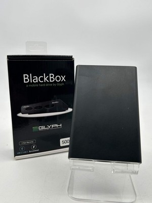 Glyph Blackbox 500GB SSD External Hard Drive Black Used - A