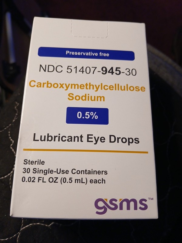 5 boxes of 30 single use lubricant eye drops by GSMS (150) doses