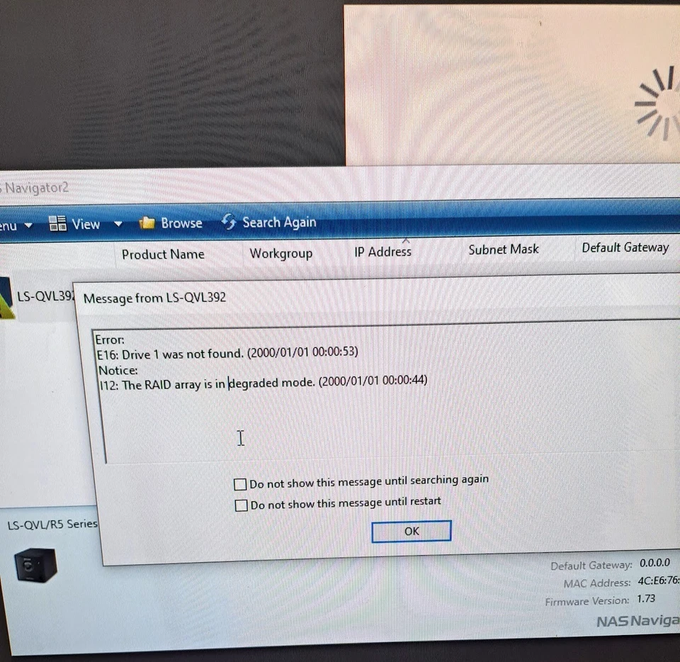 Buffalo Link Station Pro Quad LS-QVL-4TB Model LS-QV40TL/R5 - Image 4 of 4