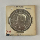 1951 Canadian One Dollar .800 Silver Coin Extra Fine (MM00179)