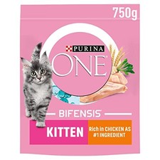 Kitten Chicken Dry Cat Food 750g (Pack of 4) 32.40 per kilo